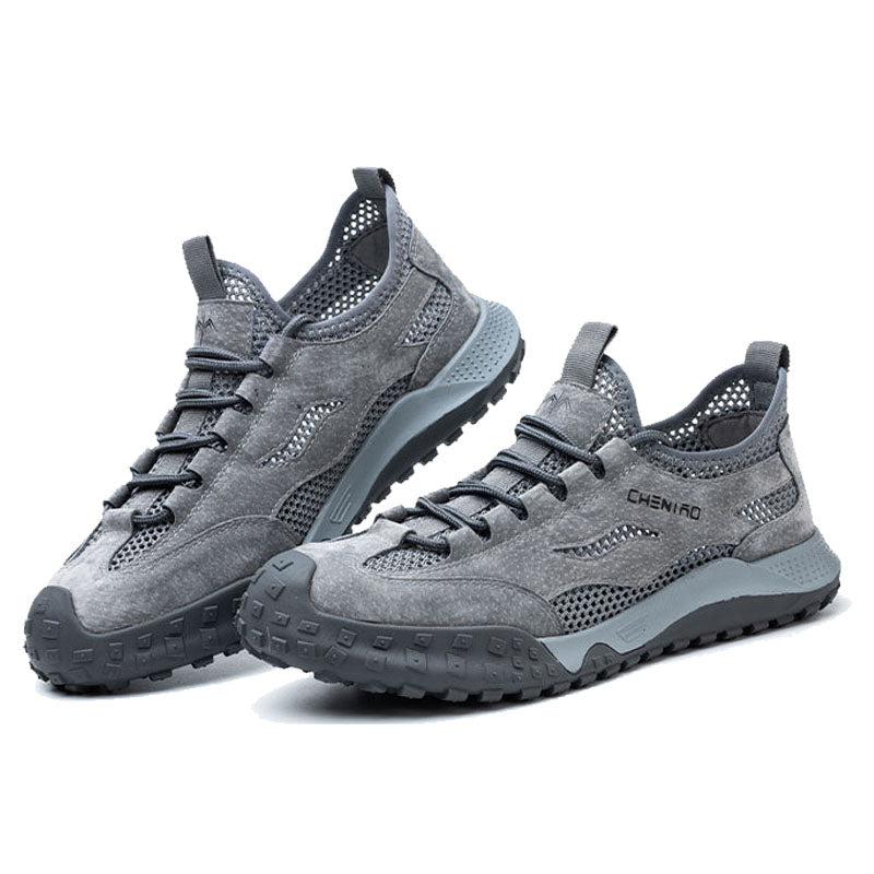 Laden Sie das Bild in Galerie -Viewer, TitanTread Terra - All-Terrain Adventure &amp; Reinforced Lightweight Safety Shoes - Fancysouls
