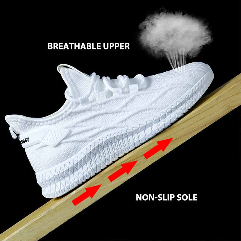 Chargez l&#39;image dans la visionneuse de la galerie, TitanTread Gripioneer - Slip-Resistant Stain-Resistant Breathable Knit Sneakers - Fancysouls
